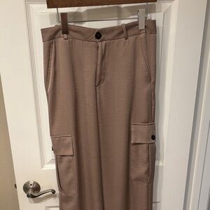 Zara Women's Tan Wide Leg Pants